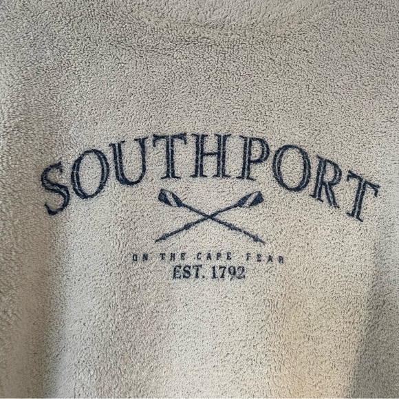 Southport vacation fleece beach sweatshirt size M - Picture 2 of 6